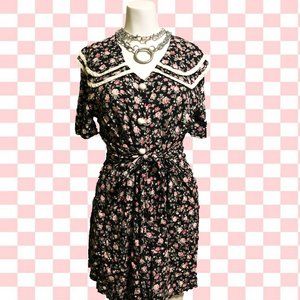 Vintage Gothic Pin-Up Dress